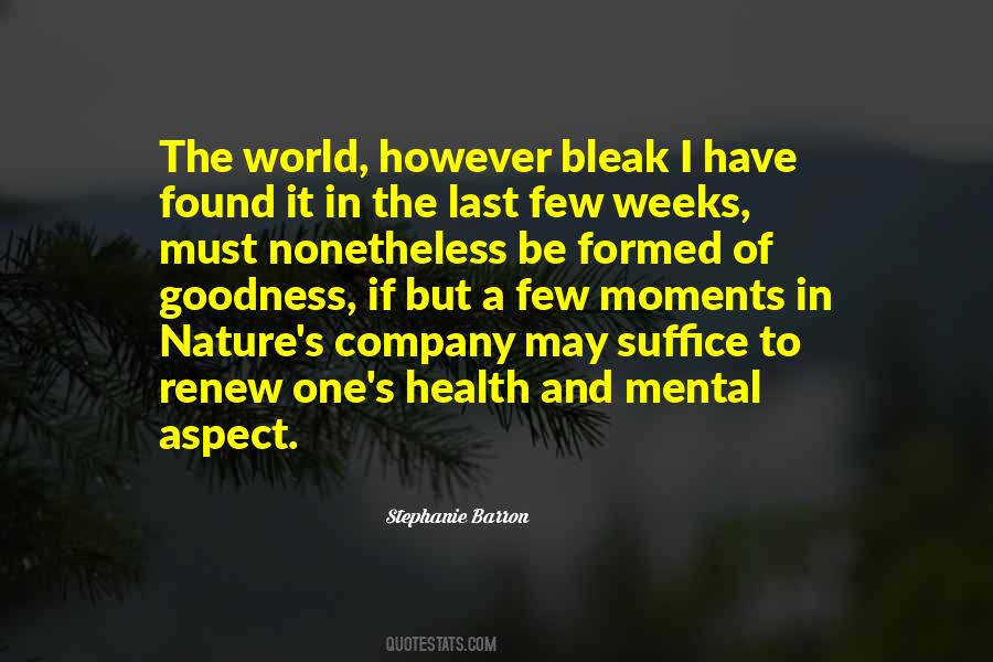 Nature Of The World Quotes #123320