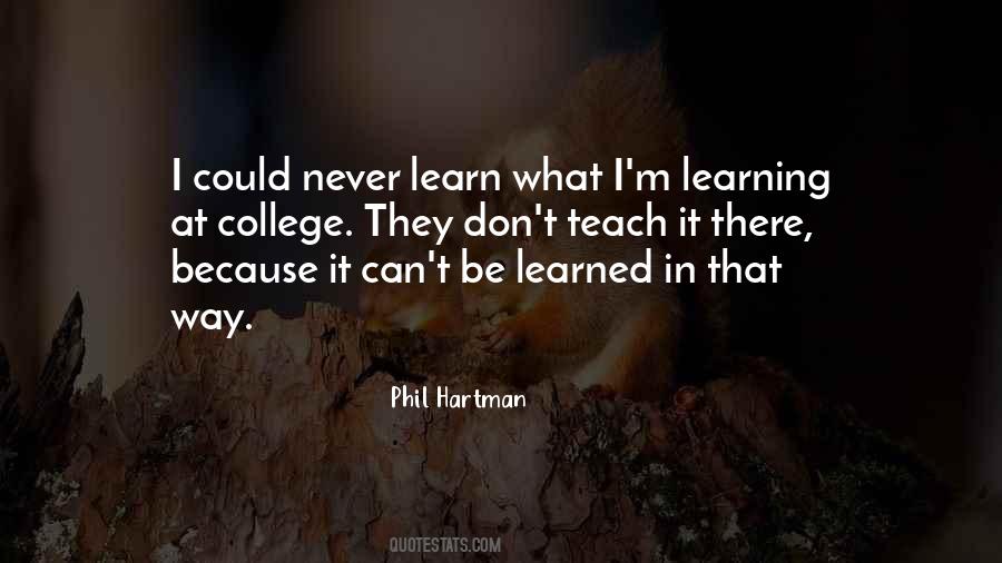 Quotes About Learning By Yourself #8306