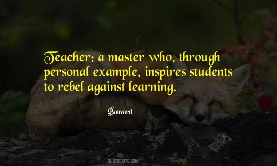 Quotes About Learning By Example #1489213