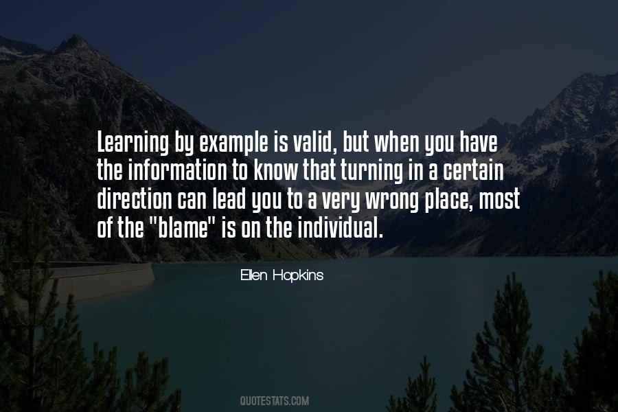 Quotes About Learning By Example #756706