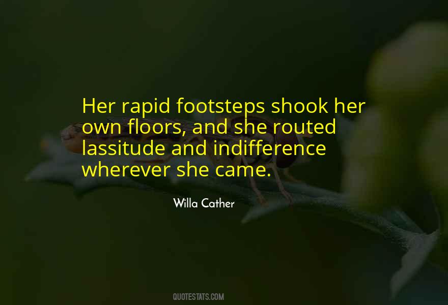 Her Footsteps Quotes #235998