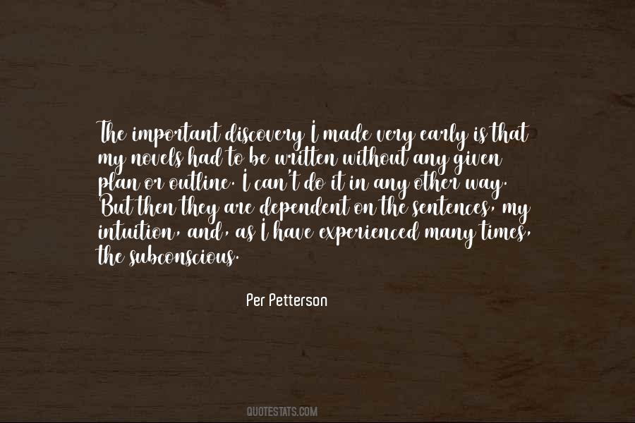 Petterson Quotes #1756796