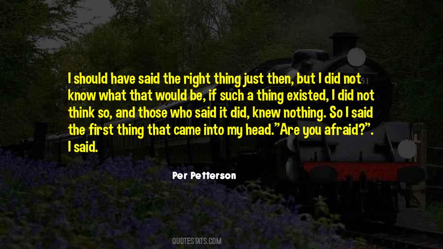 Petterson Quotes #192181