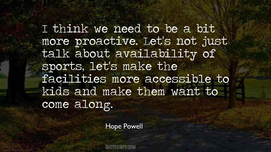 Be Proactive Quotes #107459