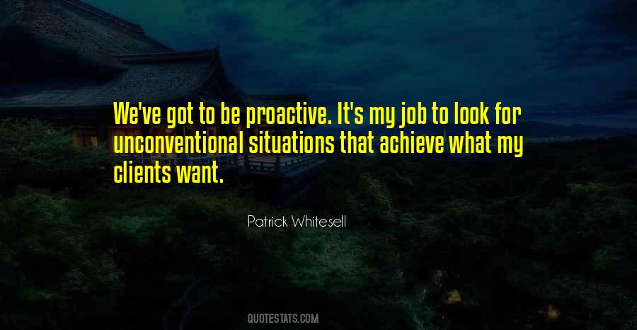 Be Proactive Quotes #1166800