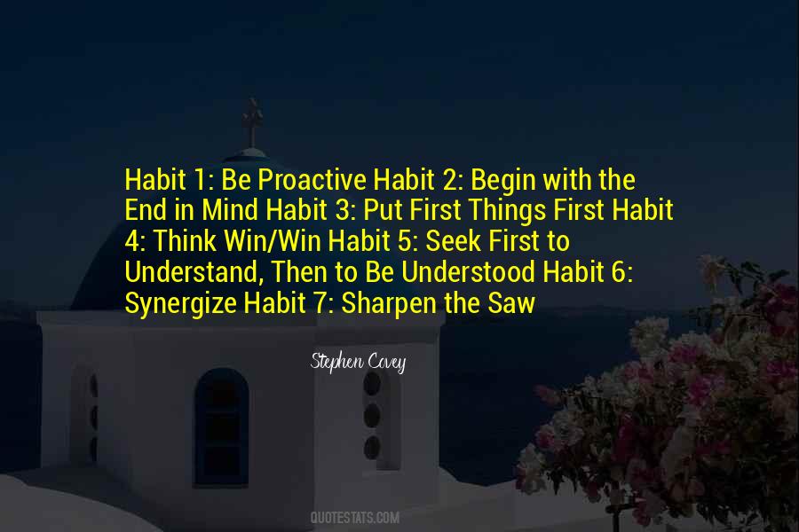 Be Proactive Quotes #1766512