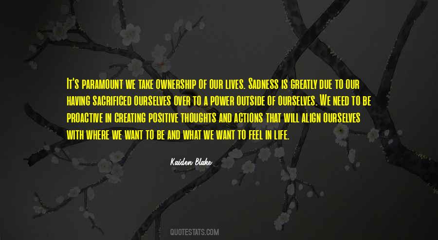 Be Proactive Quotes #320526