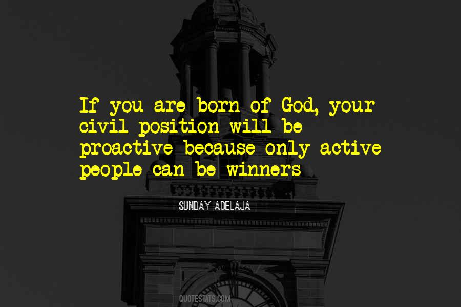 Be Proactive Quotes #464586