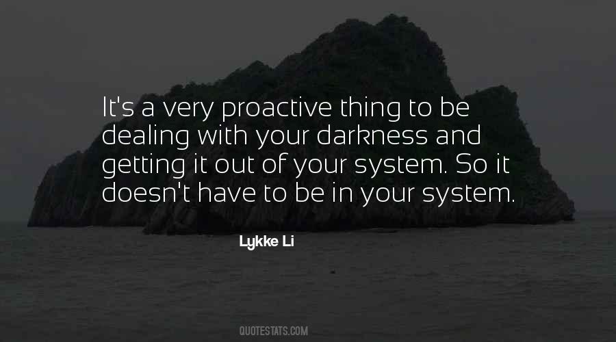 Be Proactive Quotes #960765