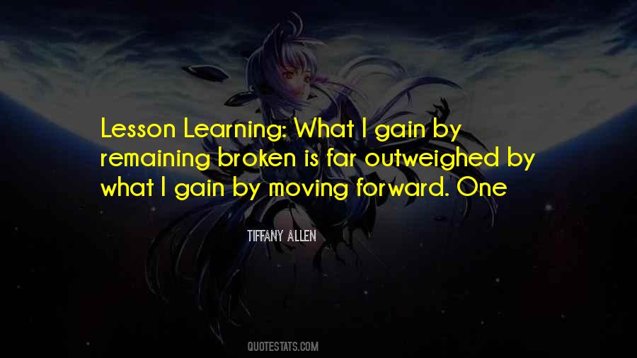 Quotes About Learning And Moving On #209019