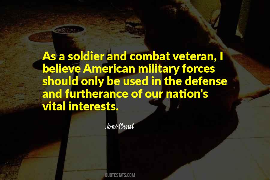 Combat Veteran Quotes #95572