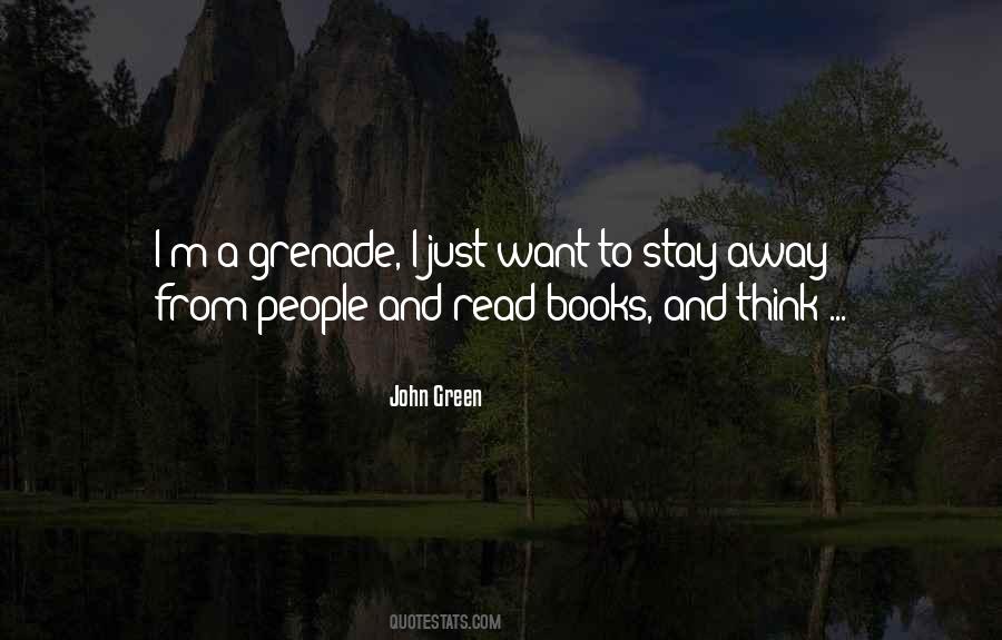Stay Away From People Quotes #962944