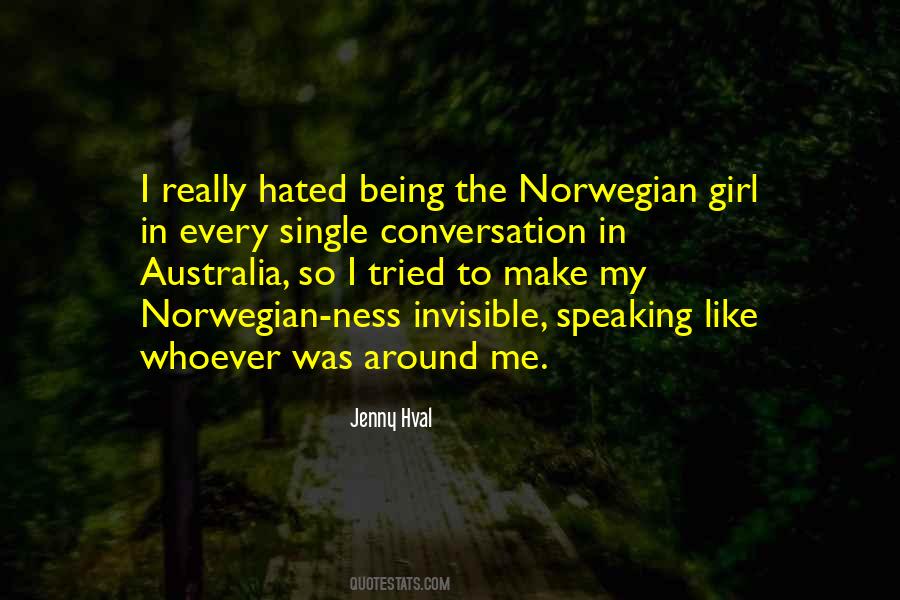 Girl Speaking Quotes #1369427
