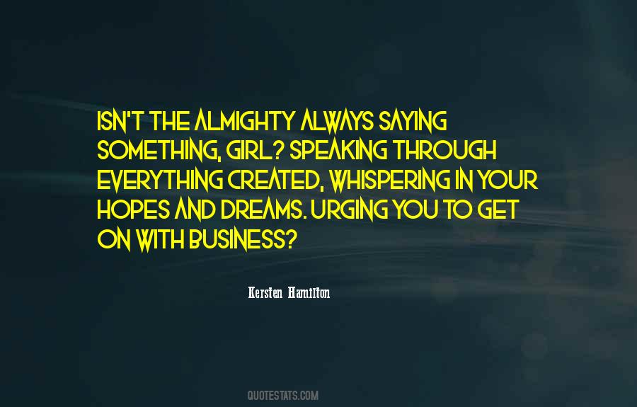 Girl Speaking Quotes #157201