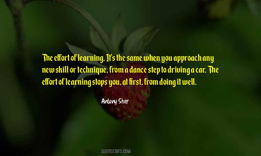 Quotes About Learning A New Skill #1491717