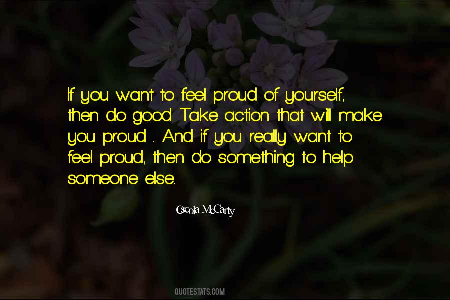 Feel Proud Quotes #1185232
