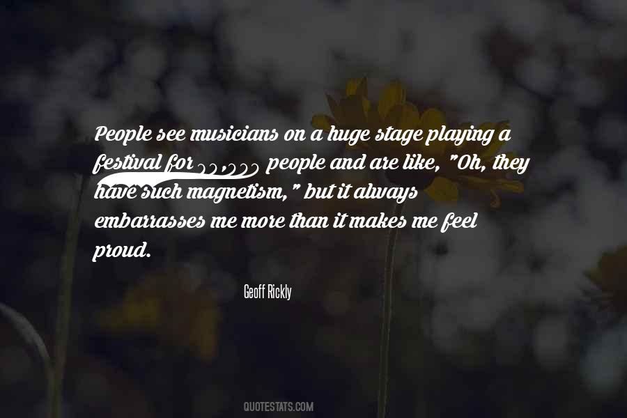 Feel Proud Quotes #1254167