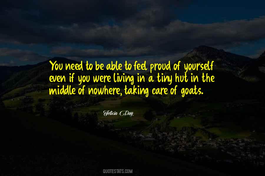 Feel Proud Quotes #1606328