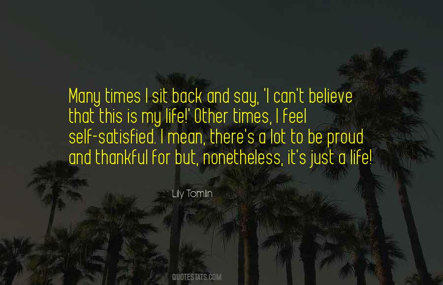 Feel Proud Quotes #271238