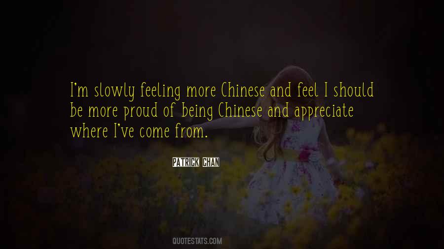 Feel Proud Quotes #317562