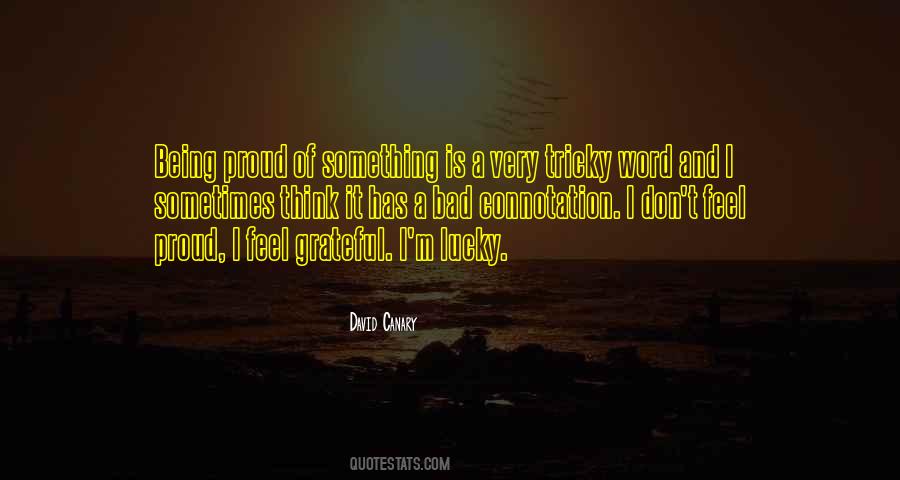 Feel Proud Quotes #971482