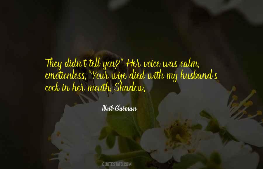 Voice Without A Shadow Quotes #649101