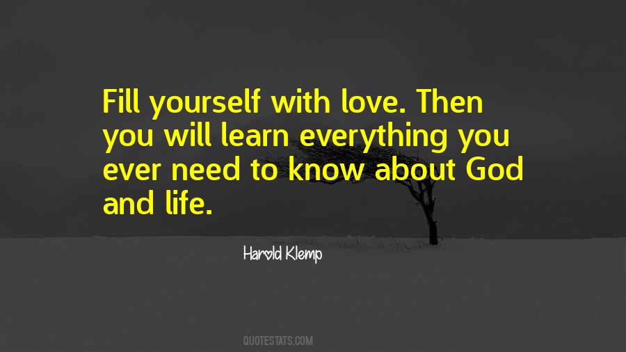 Quotes About Learn To Love Yourself #89726
