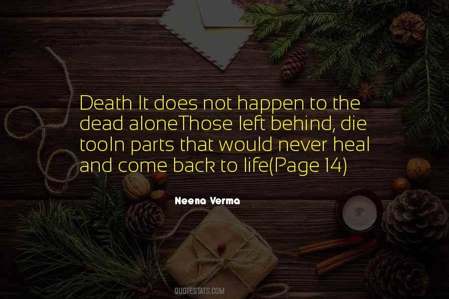 Come Back To Life Quotes #223271