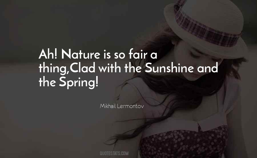 Spring Nature Quotes #495397