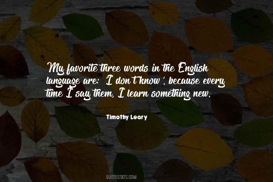 Quotes About Learn English #774815