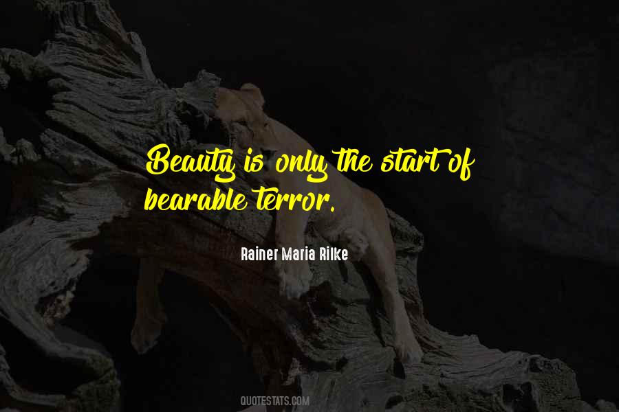 Rilke Beauty Quotes #604019