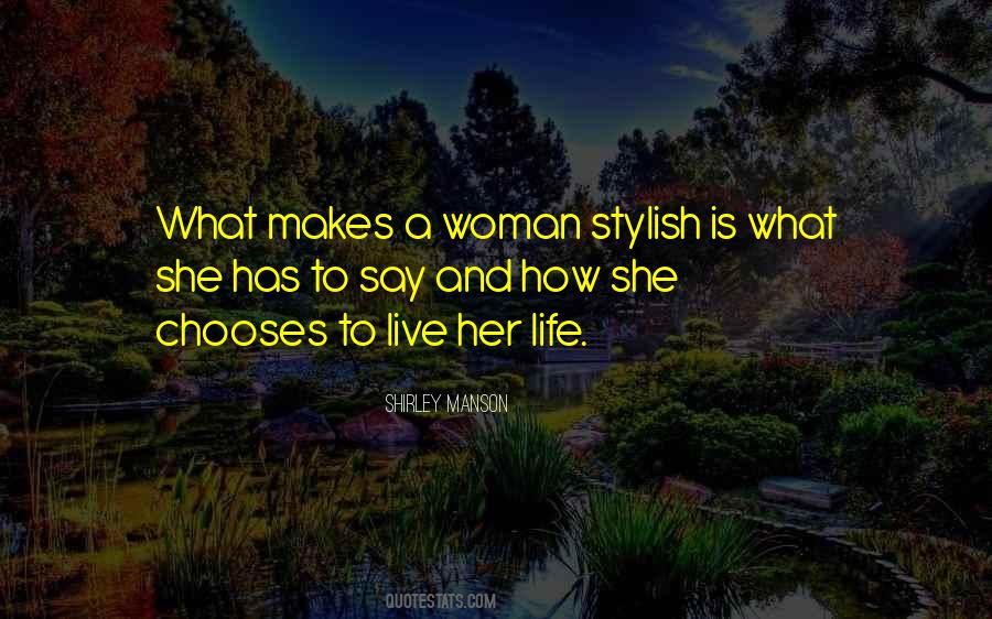 Live Woman Quotes #449508