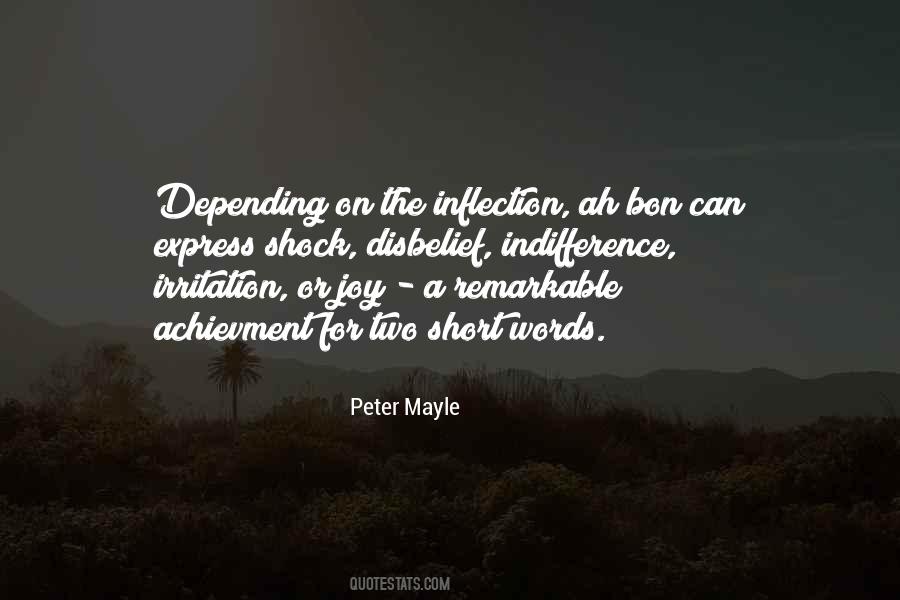 Mayle Quotes #1637694