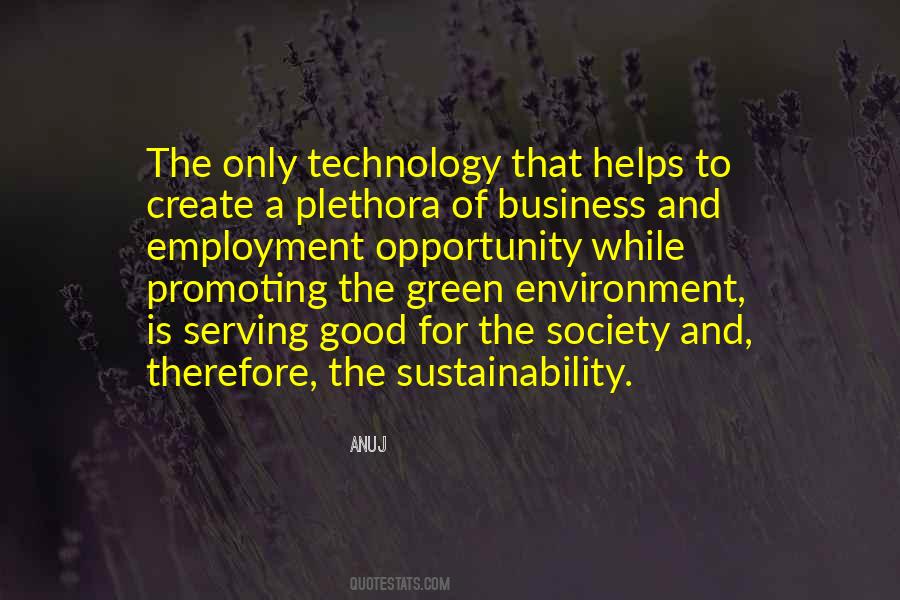 Green Business Quotes #1558026