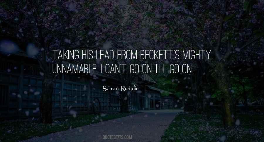 The Unnamable Quotes #122877