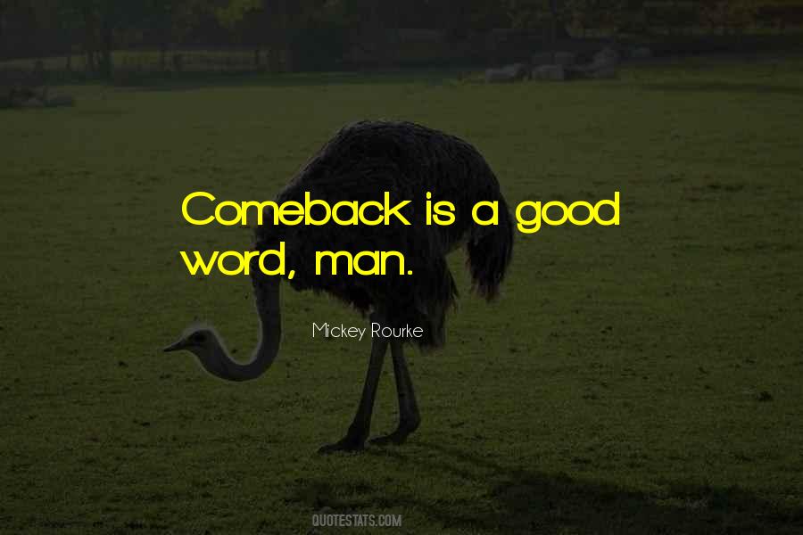 Comeback Quotes #57526