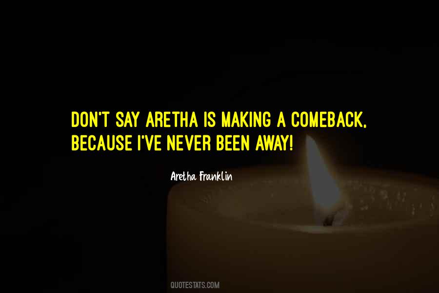 Comeback Quotes #814668