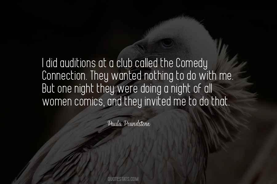 Comedy Night Quotes #1600746