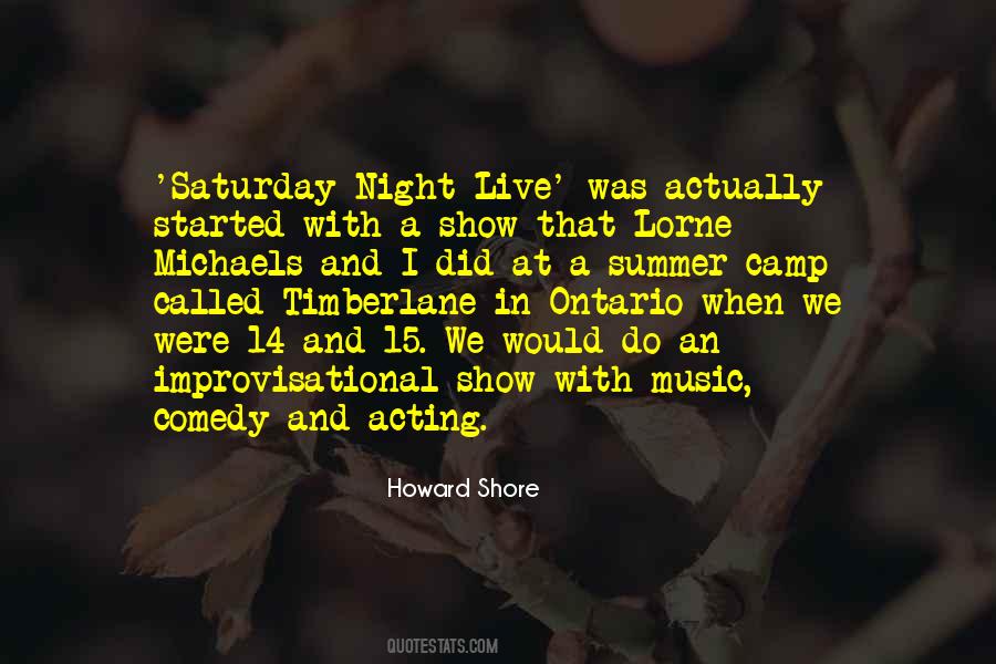 Comedy Night Quotes #36777