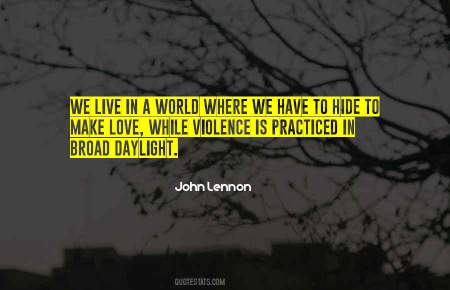 Violence Love Quotes #452142