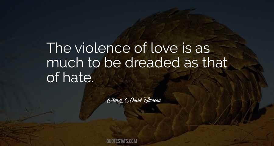 Violence Love Quotes #534547