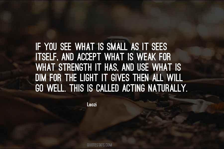 Small Strength Quotes #1279349
