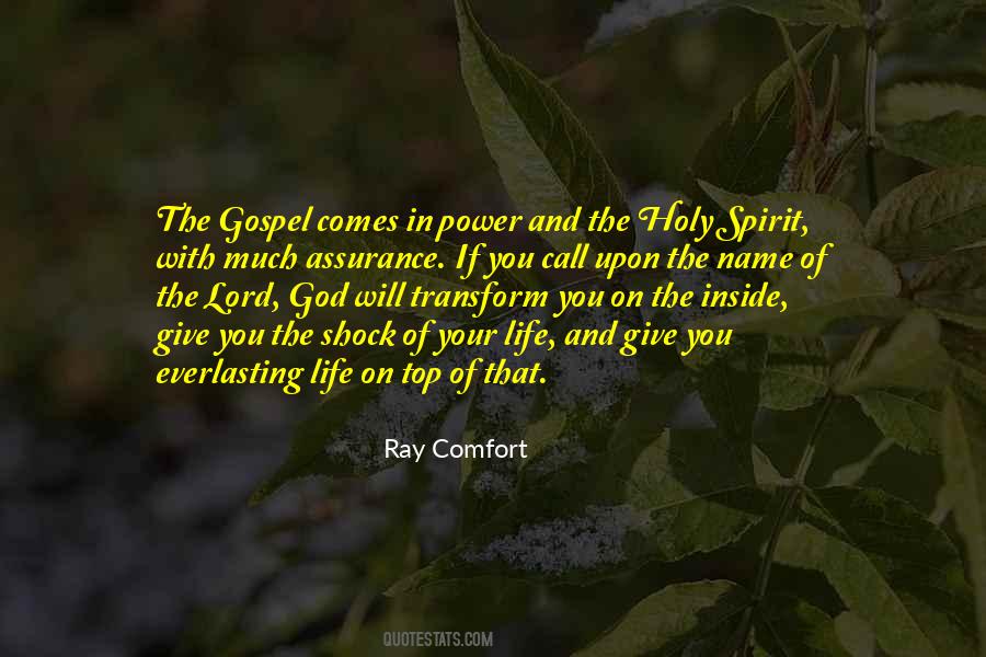 Comfort In God Quotes #115119