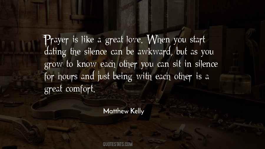 Comfort In Silence Quotes #1269986