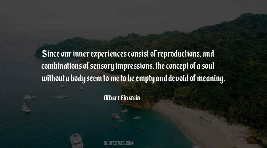 Sensory Impressions Quotes #554605