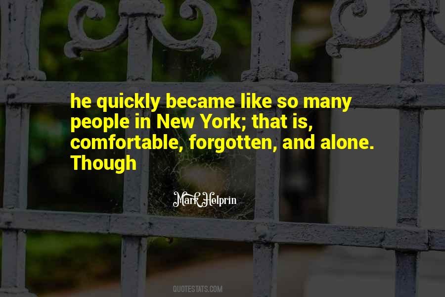 Comfortable Alone Quotes #38948