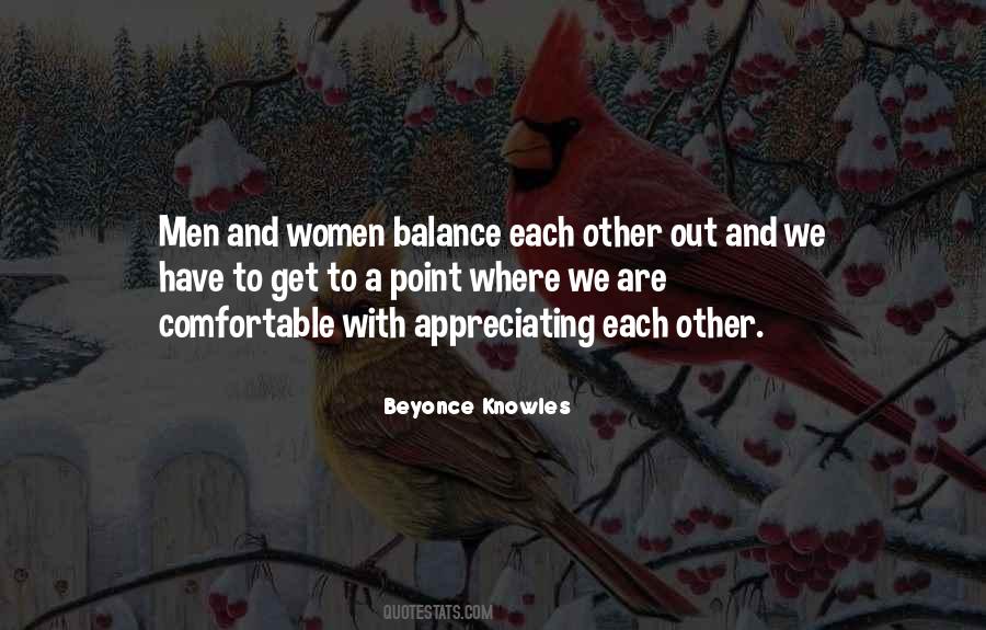 Comfortable With Each Other Quotes #1249299
