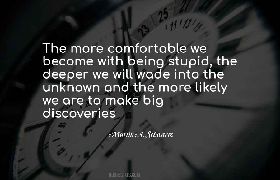 Comfortable With Each Other Quotes #14115