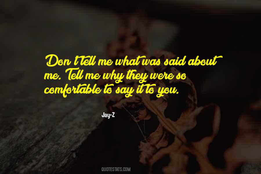 Comfortable With Each Other Quotes #22030