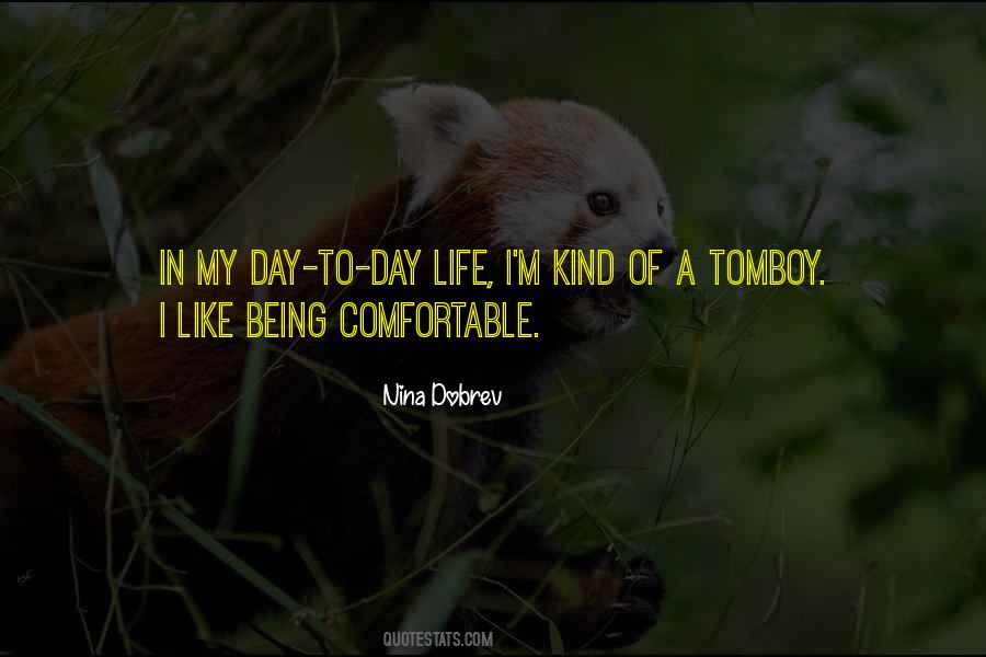 Comfortable With Myself Quotes #25486